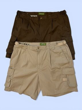 Orvis Cargo Shorts Fishing Hiking Expedition Bundle TWO Pair Sz 42